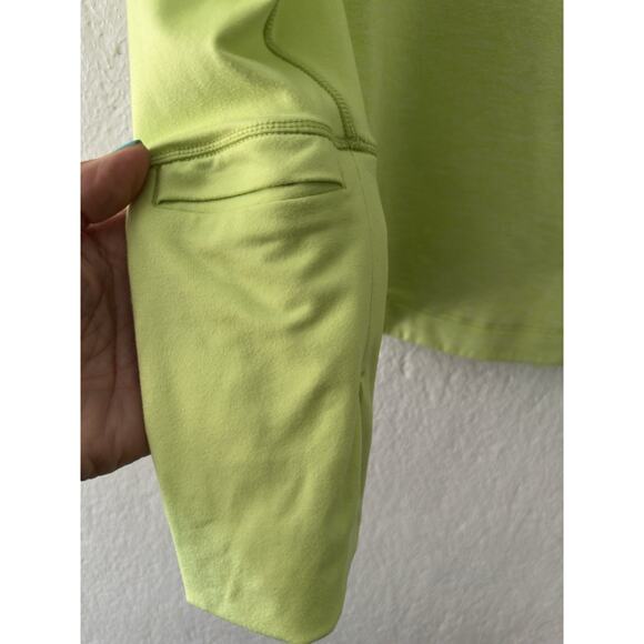 Brooks Women's Dash Running Hoodie Envelope Pocket Left Wrist Size XS Neon - Picture 8 of 11